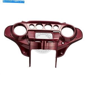 Inner Fairing n[[[hc[O2014+̂߂̃xVeBbhobgEBOCi[Xs[h[^[tFAO Velocity Red Batwing Inner Speedometer Fairing for Harley Road Touring 2014+
