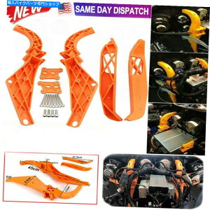 Inner Fairing Ci[tFAOobgEBOT|[g+n[[c[OFLHX 1996-13̂߂̃Xs[J[uPbg Inner Fairing Batwing Support + Speaker Brackets For Harley Touring FLHX 1996-13