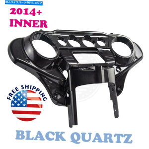 Inner Fairing ubNNH[cobgEBOCi[Xs[h[^[tFAOtBbgn[[Xg[gGNg2014 + Black Quartz Batwing Inner Speedometer Fairing fit Harley Street Electra 2014+