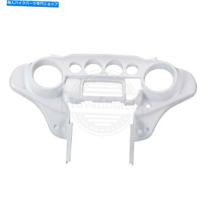 Inner Fairing 14+n[[c[Ô߂̕ӃACXp[obgEBOCi[Xs[h[^[JEtFAO Crushed ICE Pearl Batwing Inner Speedometer Cowl Fairing For 14+ Harley Touring