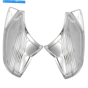 Inner Fairing Harley Batwing Flhx Flht̂߂̃ubN/N̂Ci[tFAOJo[K[ht[ Black/Chrome Glossy Inner Fairing Cover Guard Frame For Harley Batwing FLHX FLHT