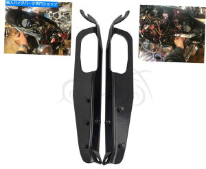 Inner Fairing n[[GNgXg[gOChFLHXp1yAubNCi[tFAOT|[guPbg 1 Pair Black Inner Fairing Support Brackets For Harley Electra Street Glide FLHX