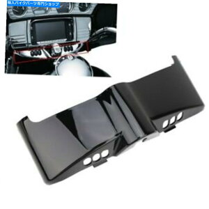 Inner Fairing Harley Electra Glide flhx̂߂̍ABSvX`bNtgCi[tFAOLbvJo[ Black ABS Plastic Front Inner Fairing Cap Cover For Harley Electra Glide FLHX US