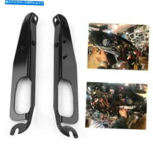 Inner Fairing harley Electra Street Tri Glide USpyAubNCi[tFAOT|[guPbg Pair Black Inner Fairing Support Brackets for Harley Electra Street Tri Glide US