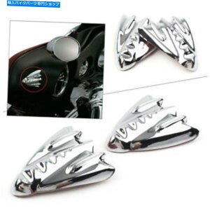 Inner Fairing n[[c[OXg[gOChEFI Flhxî߂2s[XNCi[tFAOJo[v[g 2PCS Chrome Inner Fairing Cover Plates For Harley Touring Street Glide EFI FLHXI
