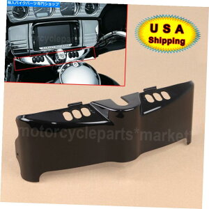 Inner Fairing ハーレーツーリングストリートエレクトラグライドFLHX 14-20ブラックインナーフェアリングキャップカバー For Harley Touring Street Electra Glide FLHX 14-20 Black Inner Fairing Cap Cover