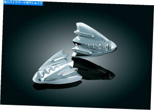 Inner Fairing Kuryakyn 3767 ChromeCi[tFAO~[ubNItJo[v[g06-13n[[t_ Kuryakyn 3767 Chrome Inner Fairing Mirror Block Off Cover Plates 06-13 Harley FL