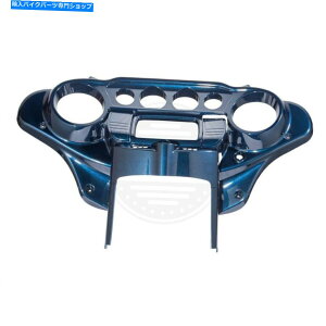 Inner Fairing rbOu[p[obgEBOCi[Xs[h[^[JEtFAOLbv14-2018n[[c[O Big Blue Pearl Batwing Inner Speedometer Cowl Fairing Cap 14-2018 Harley Touring