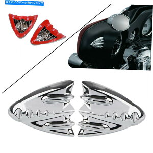Inner Fairing Harley Street Glide CVO Flhxse 2006-2013�p�N���[�����C���i�[�t�F�A�����O�J�o�[�v���[�g Chrome Inner Fairing Cover Plates For Harley Street Glide CVO FLHXSE 2006-2013�y���s�A���i�z