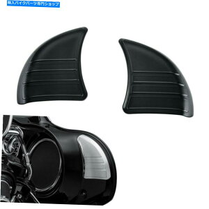 Inner Fairing tFAOJo[v[gn[[_rbh\OChABS Ultra Inner fairing cover plates tri-line black FOR HARLEY DAVIDSON GLIDE ABS ULTRA