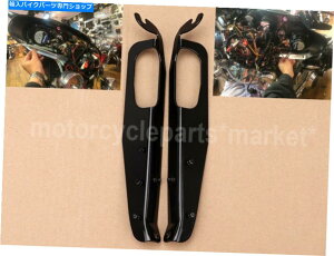 Inner Fairing Harley Touring Black 1996-13̃yAwr[f[eBCi[tFAOT|[guPbg Pair Heavy-Duty Inner Fairing Support Brackets For Harley Touring Black 1996-13