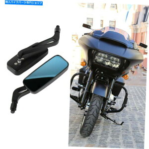 Mirror harley davidsonXg[gOCh[hLO\tgpyAubNI[goC~[ Pair Black Motorcycle Mirrors For Harley Davidson Street Glide Road King Softail