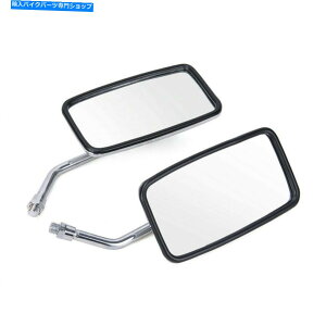 Mirror z_}Oi250 VF 750C 500C 1000CpN[I[goC̒`TCh~[ Chrome Motorcycle Rectangle Side Mirrors For Honda Magna 250 VF 750C 500C 1000C