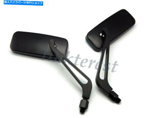 Mirror Hyosung Victory Kymc0 CruiserXN[^[̂߂̍`̃JX^̃obN~[ BLACK RECTANGLE CUSTOM REARVIEW MIRROR FOR HYOSUNG VICTORY KYMC0 CRUISER SCOOTER