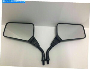 Mirror �~���[�u���b�N�y�A�X�Y�LGS850 GS1000 GS1100 E L G���f���I�[�g�o�C�o�C�N mirrors black pair Suzuki GS850 GS1000 GS1100 E L G models motorcycle motorbike�y���s�A���i�z