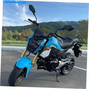 Mirror 2019N2019N2017N2017N2017NMSX125̂߂̃ubNI[goC̃obNTCh~[ Black Motorcycle Rearview Side Mirrors For 2020 2019 2018 2017 Honda Grom MSX125