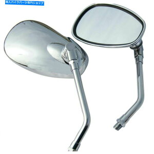 Mirror z_VhEGA750 / ACE 750 VT750Ĉ߂10mmI[goC̃obNTCh~[ 10MM Motorcycle Rearview Side Mirrors For Honda Shadow Aero 750 / ACE 750 VT750C