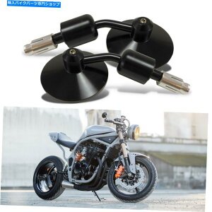 Mirror YAMAHA SCR950 XSR900JX^I[goCoCNo[Gh~[ubNA~jE For Yamaha SCR950 XSR900 Custom Motorcycle Bikes Bar End Mirrors Black Aluminum