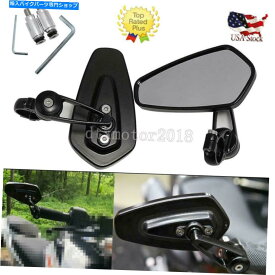 Mirror 7/8 "ハンドルバーエンド川崎忍者300 500R 650R ZX6R ZX10R 7/8" Handle Bar End Rearview Mirrors For Kawasaki Ninja 300 500R 650R ZX6R ZX10R