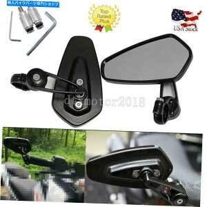 Mirror 7/8 "nho[GhE300 500R 650R ZX6R ZX10R 7/8" Handle Bar End Rearview Mirrors For Kawasaki Ninja 300 500R 650R ZX6R ZX10R