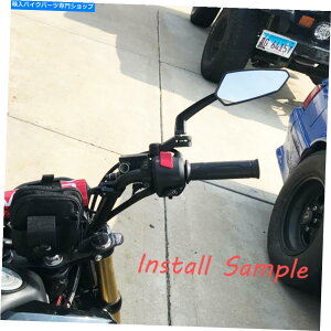 Mirror 2017N2018N2018N2019N2019Nz_GROM 125ubNI[goCTCh~[EBO~[ For 2017 2018 2019 Honda Grom 125 Black Motorcycle Side Mirrors Wing Mirrors
