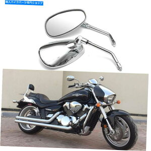 Mirror Suzuki Boulevard M109R M50 C50T S40pN[I[goCwʐ}TCh~[ Chrome Motorcycle Rear View Side Mirrors For Suzuki Boulevard M109R M50 C50T S40