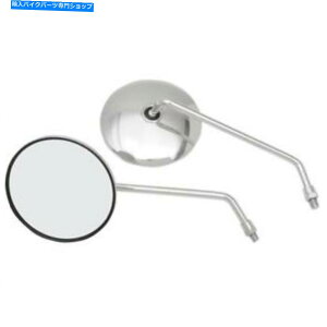 Mirror 1976N - 1979N̐VEMGO+EN~[}nXT 500 XT500 New Emgo Left + Right Chrome Mirrors For The 1976-1979 Yamaha XT 500 XT500