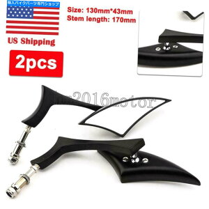 Mirror Harley Davidson Road King Flhr Black Outlycle Resive Sider Mirrors Blade For Harley Davidson Road King FLHR Black Motorcycle Rearview Side Mirrors Blade�y���s�A���i�z