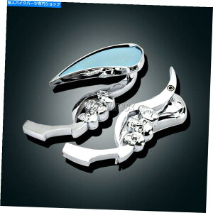 Mirror Suzuki Boulevard Intruder M50 M90 M95 C50 C90�p�N�����X�J�����A�r���[�~���[ Chrome Skull Rearview Mirrors For Suzuki Boulevard Intruder M50 M90 M95 C50 C90�y���s�A���i�z