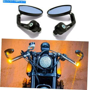Mirror z_}nJtF[T[̂߂2xubNI[goC7/8 "nho[Gh~[ 2X BLACK MOTORCYCLE 7/8" HANDLEBARS END MIRRORS FOR HONDA YAMAHA CAFE RACER us