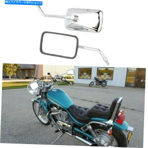 Mirror ؐN800 VS800 VS1400GLP ChromeI[goCAr[TCh~[ For Suzuki Intruder 800 VS800 VS1400GLP Chrome Motorcycle Rearview Side Mirrors