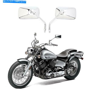 Mirror Chrome Rectangle Resive Mirrors for Yamaha V Star 250 650 950 XVS 250 650 1100 Chrome Rectangle Rearview Mirrors For Yamaha V Star 250 650 950 XVS 250 650 1100�y���s�A���i�z