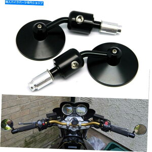 Mirror �z���_�J�t�F���[�T�[CB 350 450 500 750 900 1000�p22mm 7/8�u�I�[�g�o�C�G���h�~���[�v 22mm 7/8 Motorcycle End Mirror for Honda Cafe Racer CB 350 450 500 750 900 1000�y���s�A���i�z