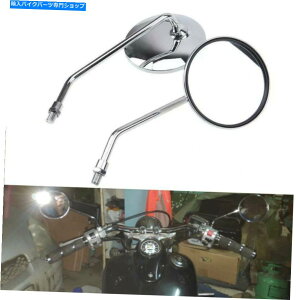Mirror NEhI[goCAr[TCh~[10mmz_L[125 Chrome Round Motorcycle Rear View Side Mirrors 10mm FIT FOR Honda Monkey 125