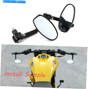 Mirror gCAtX^[o[ĥ߂̃nho[GhI[goCAr[~[ Handle Bar End Motorcycle Rear View Mirrors For Triumph Thruxton Thunderbird 900
