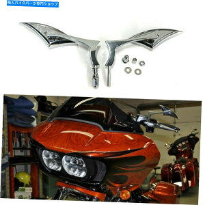 Mirror Harley Davidson Street Glide Road King Suspeail�̂��߂̃N�����I�[�g�o�C�̃~���[ Chrome Motorcycle Mirrors Fit For Harley Davidson Street Glide Road King Softail�y���s�A���i�z