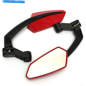 Mirror Honda Grom Kawasaki Dirt Sports Street Street Street Street Street Bikê߂̐ԂI[goC̃obN~[ RED MOTORCYCLE REARVIEW MIRRORS FOR HONDA GROM KAWASAKI DIRT SPORTS STREET BIKE
