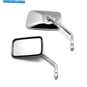 Mirror XYLBoulevard Intruder M50 M90 M95 C50 C90pN[`TCh~[ Chrome Rectangle Side Mirrors For Suzuki Boulevard Intruder M50 M90 M95 C50 C90