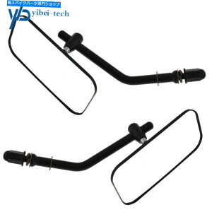 Mirror n[[XL 883̂߂̍I[goC̋8mm / 10mm̎̌㎋̃~[ Black Motorcycle Mirrors 8mm/10mm Thread Rear View Mirror For Harley XL 883