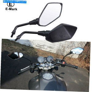 Mirror dq}[Nz[NACI[goCʃAr[~[ - z_̂߂10mm{gt E-Mark Hawk-eye Motorcycle Convex Rear View Mirrors - with 10mm Bolt For Honda