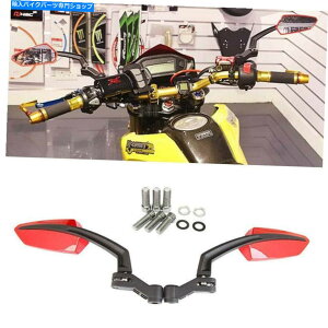 Mirror Honda Grom MSX-125Z125̂߂̐ԂI[goC̃oCÑobN[u~[ Red Motorcycle Motorbike Rearview Mirrors For Honda Grom MSX-125 Kawasaki Z125