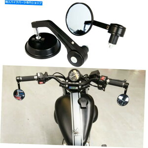 Mirror I[goCnho[o[Gh~[obJ[XNû߂7/8 Motorcycle Handlebar Bar End Mirrors Rearview Universal 7/8 For Bobber Scrambler