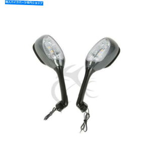 Mirror Ar[~[XYLGSXR600 GSX-R GSX-R750 2006-2015̂߂̐MtBbg Rear View Mirrors Turn Signals Fit For Suzuki GSXR600 GSX-R GSX-R750 2006-2015