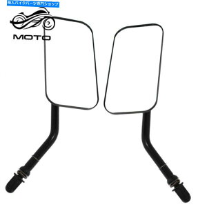 Mirror n[[_Ci84-14̂߂̍I[goC̋8mm / 10mm̎̔wʐ}̃~[ Black Motorcycle Mirrors 8mm/10mm Thread Rear View Mirror For Harley Dyna 84-14