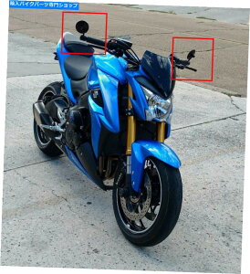 Mirror ブラックオートバイCNCハンドルバーエンドミラー3「ラウンド7/8」鈴木GSX-S 1000用 Black Motorcycle CNC Handle Bar End Mirrors 3" Round 7/8" for Suzuki GSX-S 1000