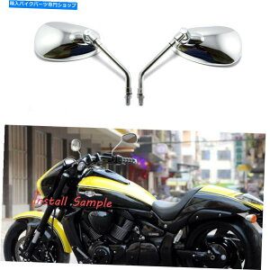 Mirror z_VhEGA750 / ACE 750 VT750Ĉ߂10mmI[goC̃obNTCh~[ 10MM Motorcycle Rearview Side Mirrors For Honda Shadow Aero 750 / ACE 750 VT750C