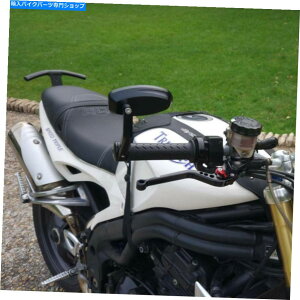 Mirror Mocaycle Black 7/8 "o[GhTCh~[̂߂3ڂ̋ Motorcycle Black 7/8" Bar End Side Mirrors For Triumph Street Triple R Scrambler
