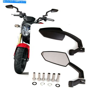Mirror Honda CRF250L XL125S XL185S XL185S�̂��߂�M8 M10�u���b�N�I�[�g�o�C�̃o�b�N�~���[�~���[ M8 M10 Black Motorcycle Rearview Mirrors For Honda CRF250L XL125S XL185S XL600R�y���s�A���i�z