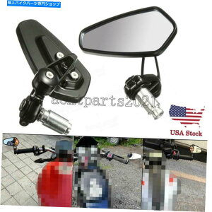 Mirror [^[TCN7/8 "HONDERBAR BAR END RONDA GROM MSX125̂߂̃TCuTCh~[ Motorcycle 7/8" Handlebar Bar End Rearview Side Mirrors For Honda Grom MSX125 US