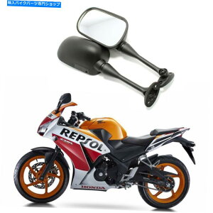 Mirror z_CBR250R CBR500R CBR300RčpI[goCAr[TCh~[ubN Motorcycle Rear View Side Mirrors Black For Honda CBR250R CBR500R CBR300R US